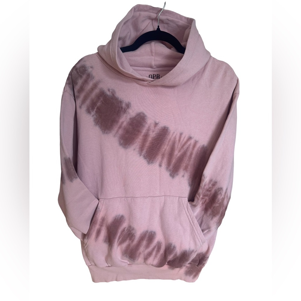 OPB Original Paperbacks Hand-Dyed Tie Dye Pullover Hoodie Sweatshirt Unisex NWT